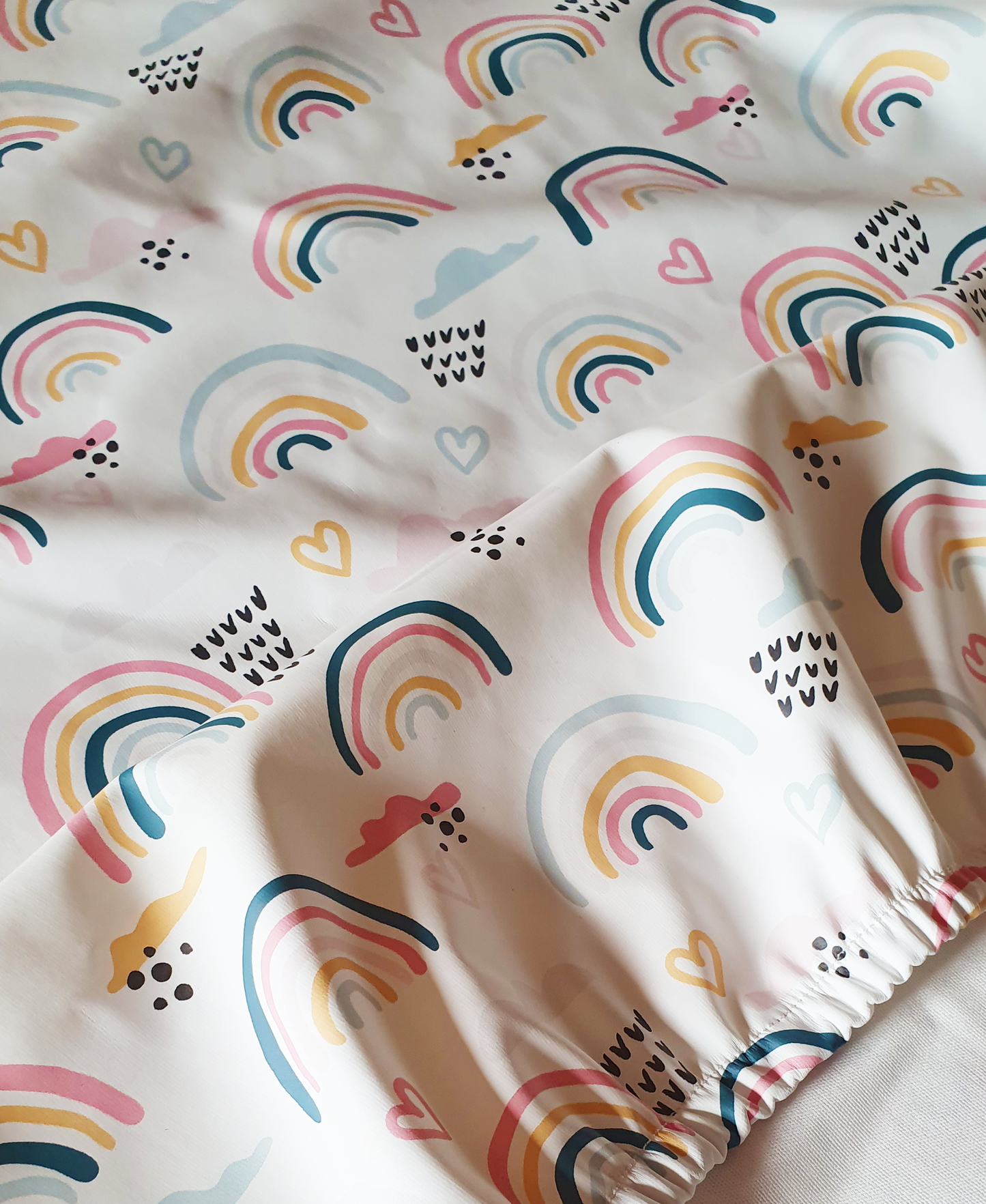 Over The Rainbow Wipeable Change Mat Cover