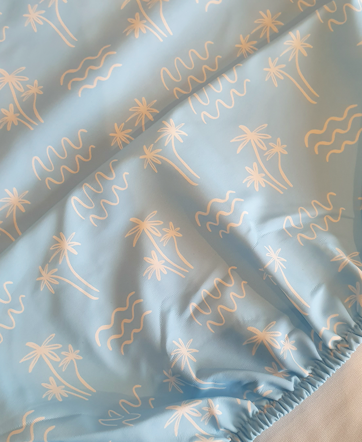 Blue Palms Wipeable Change Mat Cover