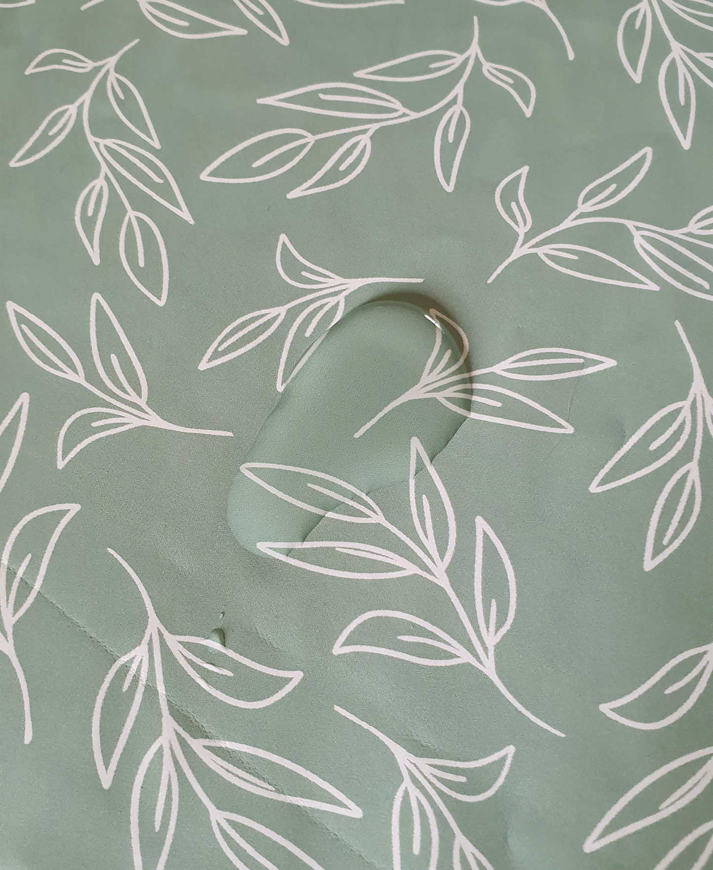 Sage Leaf Wipeable Change Mat Covers